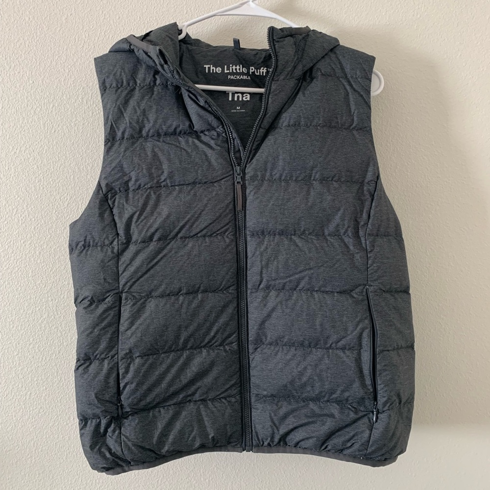 TNA Charcoal Packable Vest